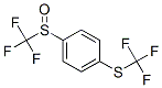 4-Trifluoromethylthiophenyl trifluoromethyl sulphoxide Struktur