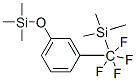 m-(Trimethylsilyldifluorodifluoromethyl)phenoxy trimethylsilane 化学構造式