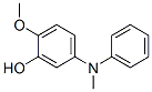 3-Hydroxy-4-methoxy diphenyl methylamine 化学構造式