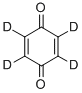 1,4-苯醌-d4, 2237-14-1, 结构式