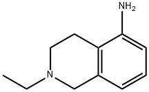 2-ETHYL-1,2,3,4-TETRAHYDROISOQUINOLIN-5-AMINE 结构式