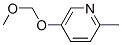 Pyridine, 5-(methoxymethoxy)-2-methyl- (9CI) 化学構造式