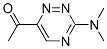 Ethanone, 1-[3-(dimethylamino)-1,2,4-triazin-6-yl]- (9CI) 化学構造式