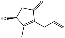 (4S)-HYDROXY-3-METHYL-2-(2-PROPENYL)-2-CYCLOPENTENE-1-ONE Structure