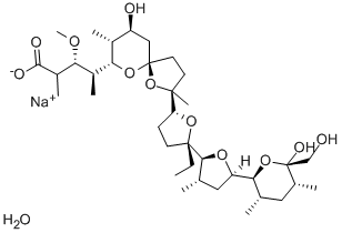 莫能菌素钠,22373-78-0,结构式