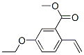 Benzoic acid, 2-ethenyl-5-ethoxy-, methyl ester (9CI) Structure