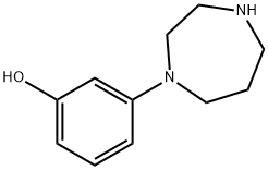 3-[1,4]Diazepan-1-yl-phenol,223797-06-6,结构式