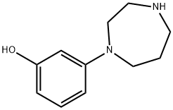 3-[1,4]Diazepan-1-yl-phenol Structure