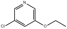 3-Chloro-5-ethoxypyridine Struktur