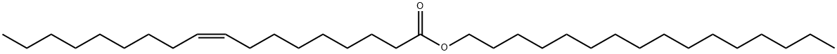 (Z)-9-オクタデセン酸ヘキサデシル 化学構造式
