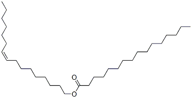 Palmitic acid (Z)-9-hexadecenyl ester Structure