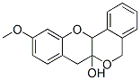 5,12a-ジヒドロ-10-メトキシ-[2]ベンゾピラノ[4,3-b][1]ベンゾピラン-6a(7H)-オール 化学構造式