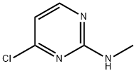 4-クロロ-N-メチルピリミジン-2-アミン 化学構造式