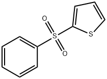 2-ベンゼンスルホニルチオフェン 化学構造式