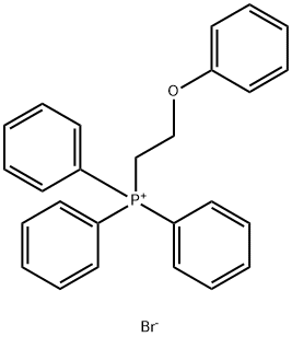 (2-フェノキシエチル)トリフェニルホスホニウム・ブロミド 化学構造式