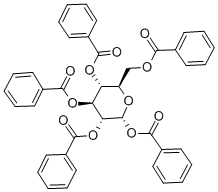 Α-D-五苯甲酸酰葡萄糖,22415-91-4,结构式