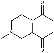 Piperazine, 1,2-diacetyl-4-methyl- (9CI) Structure
