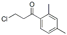 3-chloro-1-(2,4-dimethylphenyl)propan-1-one Structure