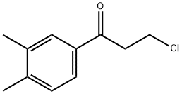 3-chloro-1-(3,4-dimethylphenyl)propan-1-one Structure