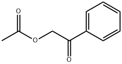 酢酸2-オキソ-2-フェニルエチル 化学構造式
