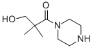 Piperazine, 1-(3-hydroxy-2,2-dimethyl-1-oxopropyl)- (9CI) Structure