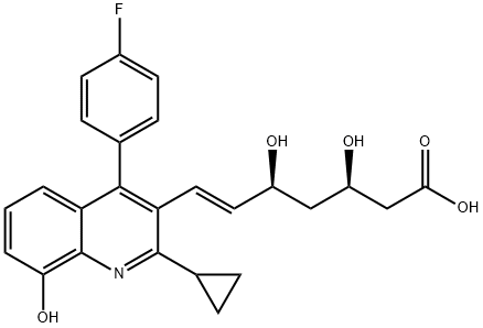 8-Hydroxy Pitavastatin Struktur