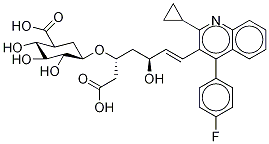 Pitavastatin 3-Ether Glucuronide ,224320-11-0,结构式