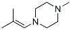 Piperazine,  1-methyl-4-(2-methyl-1-propenyl)-  (9CI) Struktur