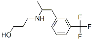3-[[1-Methyl-2-[3-(trifluoromethyl)phenyl]ethyl]amino]-1-propanol,22444-69-5,结构式