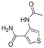 3-Thiophenecarboxamide,  4-(acetylamino)- Struktur