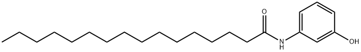HexadecanaMide, N-(3-hydroxyphenyl)-,224455-09-8,结构式