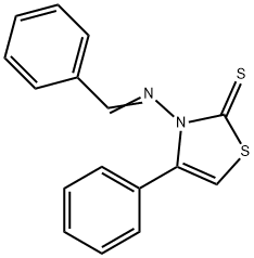 22454-80-4 3-Benzylideneamino-4-phenylthiazoline-2-thione