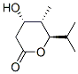 2H-Pyran-2-one,tetrahydro-4-hydroxy-5-methyl-6-(1-methylethyl)-,(4S,5S,6R)-(9CI) 化学構造式