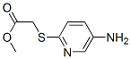 Acetic acid, [(5-amino-2-pyridinyl)thio]-, methyl ester (9CI) Structure