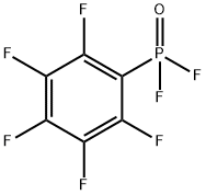 Phosphonic difluoride, (pentafluorophenyl)- Structure