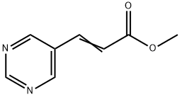 METHYL 3-PYRIMIDIN-5-YL-ACRYLATE, 224776-14-1, 结构式