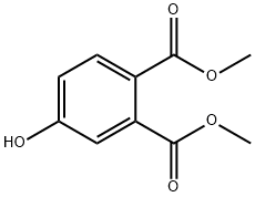 ジメチル4-ヒドロキシフタラート 化学構造式