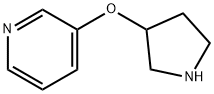 3-(3-PYRROLIDINYLOXY)PYRIDINE Struktur
