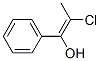 Benzenemethanol, alpha-(1-chloroethylidene)-, (alphaZ)- (9CI) Structure