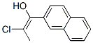 2-Naphthalenemethanol, alpha-(1-chloroethylidene)-, (alphaZ)- (9CI) Structure