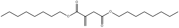 衣康酸二辛酯, 22501-68-4, 结构式