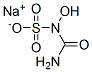 sodium carbamoylhydroxysulphamate Struktur