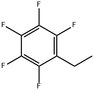 1,2,3,4,5-Pentafluoro-6-ethylbenzene Struktur