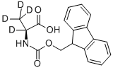 N-[芴甲氧羰基]-L-丙氨酸-2,3,3,3-D<SUB>4</SUB>,225101-69-9,结构式