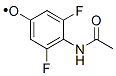 Phenoxy,  4-(acetylamino)-3,5-difluoro- Struktur