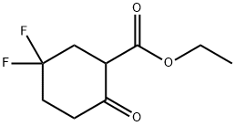 Ethyl 5,5-difluoro-2-oxo-cyclohexanecarboxylate, 22515-17-9, 结构式