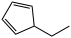 5-ETHYL-CYCLOPENTA-1,3-DIENE 化学構造式