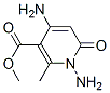 3-Pyridinecarboxylicacid,1,4-diamino-1,6-dihydro-2-methyl-6-oxo-,methyl 化学構造式