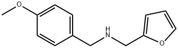 FURAN-2-YLMETHYL-(4-METHOXY-BENZYL)-AMINE Struktur