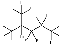 2-BROMO-1,1,1,3,3,4,4,5,5,5-DECAFLUORO-2-(TRIFLUOROMETHYL)PENTANE, 22528-67-2, 结构式